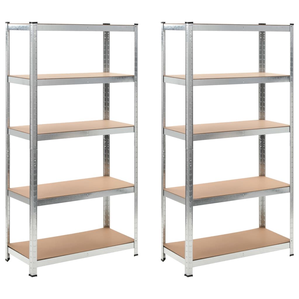 vidaXL Ραφιέρες Αποθήκευσης 2 τεμ. 90 x 40 x 180 εκ. από MDF
