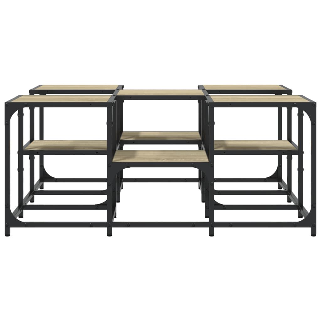 vidaXL Τραπεζάκι Σαλονιού Sonoma Δρυς 91x91x40 εκ. Επεξεργασμένο Ξύλο