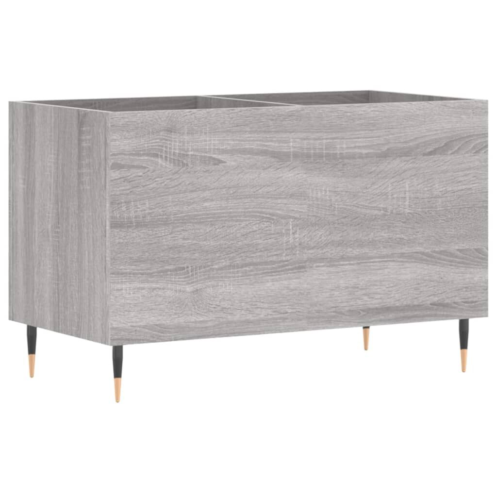 vidaXL Δισκοθήκη Γκρι Sonoma 74,5 x 38 x 48 εκ. από Επεξεργασμένο Ξύλο