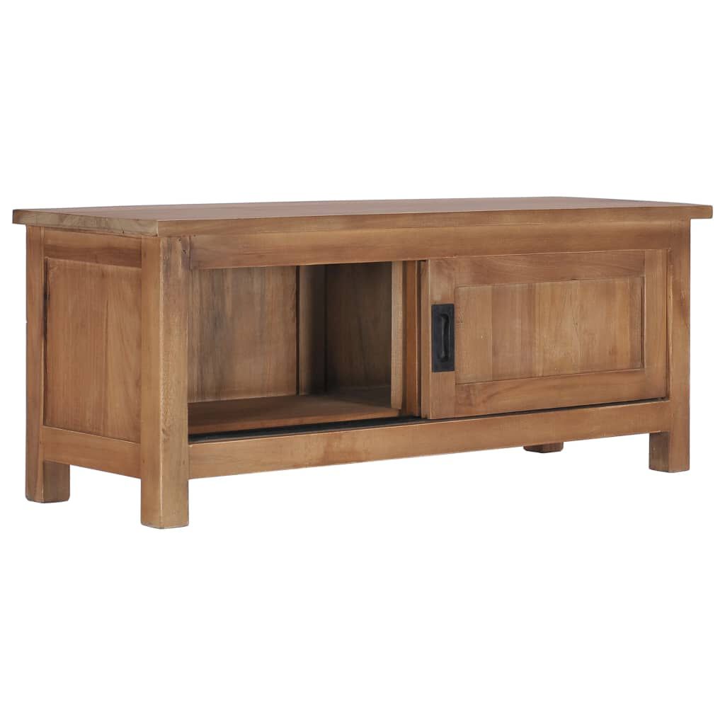 vidaXL Έπιπλο Τηλεόρασης 90 x 30 x 35 εκ. από Μασίφ Ξύλο Teak