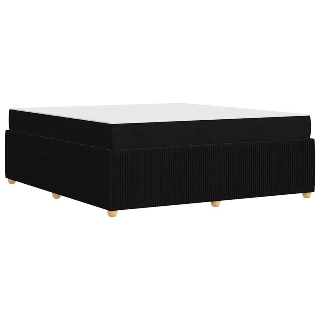 vidaXL Σκελετός Κρεβατιού Άλλο Μαύρο 180 x 200 cm ύφασμα