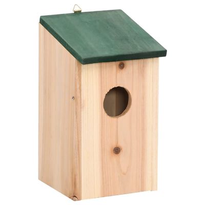 vidaXL Φωλιές Πουλιών 10 τεμ. 12 x 12 x 22 εκ. από Μασίφ Ξύλο Ελάτης