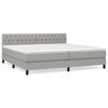 vidaXL &Kappa;&rho;&epsilon;&beta;ά&tau;&iota; Boxspring &mu;&epsilon; &Sigma;&tau;&rho;ώ&mu;&alpha; &Alpha;&nu;&omicron;&iota;&chi;&tau;ό &Gamma;&kappa;&rho;&iota; 200x200 &epsilon;&kappa;. &Upsilon;&phi;&alpha;&sigma;&mu;ά&tau;&iota;&nu;&omicron;