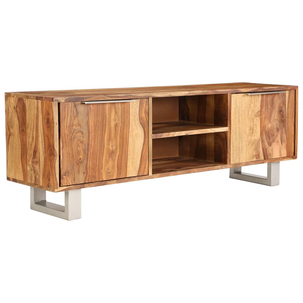 vidaXL Έπιπλο Τηλεόρασης Μελί 118 x 30 x 40 εκ. Μασίφ Ξύλο Ακακίας