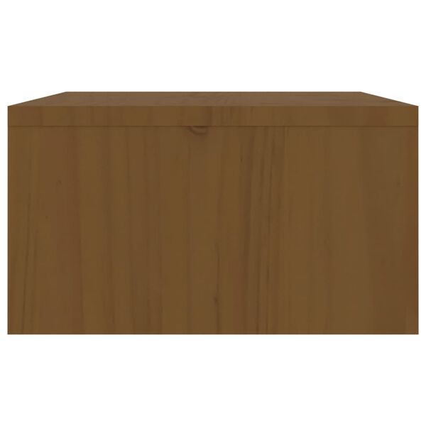 vidaXL Βάση Οθόνης Καφέ 100 x 27 x 15 εκ. από Μασίφ Ξύλο Πεύκου