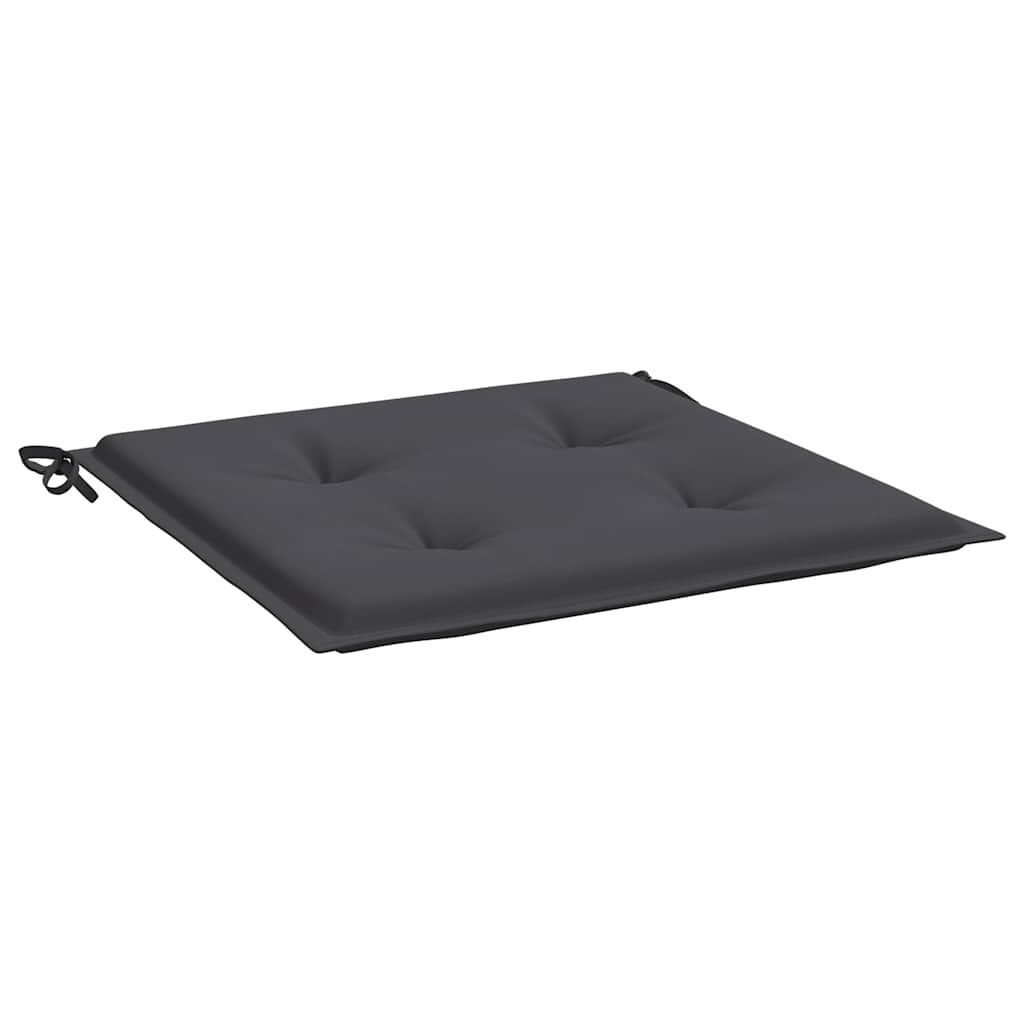 vidaXL Μαξιλάρια Καρέκλας Κήπου 6 τεμ. Ανθρακί 40x40x4 εκ. Υφασμάτινα