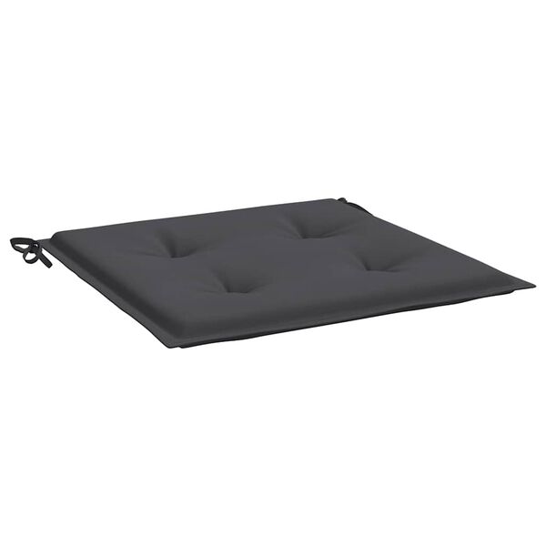 vidaXL Μαξιλάρια Καρέκλας Κήπου 6 τεμ. Ανθρακί 40x40x4 εκ. Υφασμάτινα
