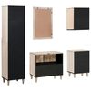 vidaXL Σετ Επίπλων Μπάνιου με συρτάρι 5 pcs Λευκό 38 x 33 x 160 εκ.