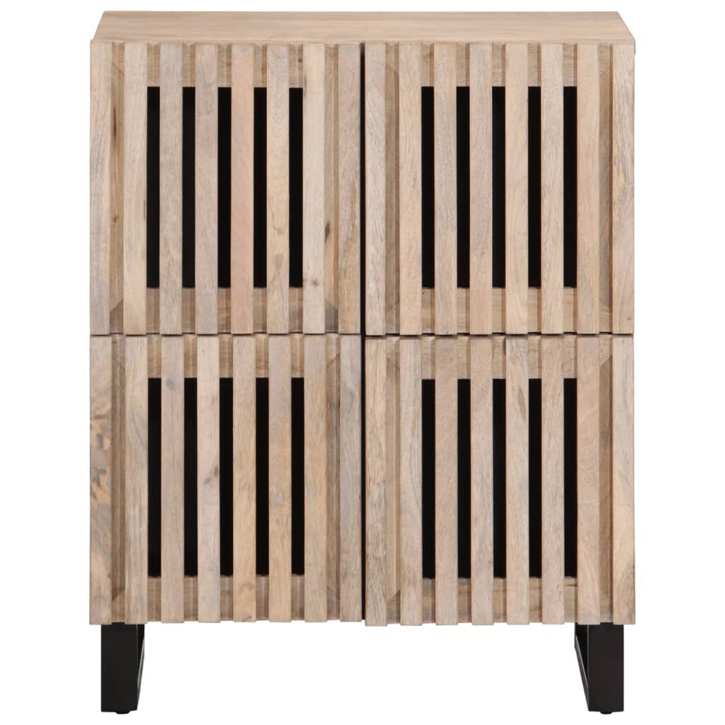 vidaXL Ντουλάπι 60 x 34 x 75 εκ. από Μασίφ Ξύλο Μάνγκο