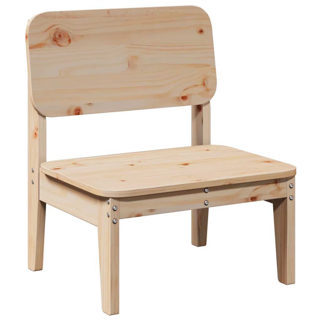 vidaXL Καρέκλες κήπου 2 τεμάχια 60x52,5x72 cm Πεύκο μασίφ ξύλο