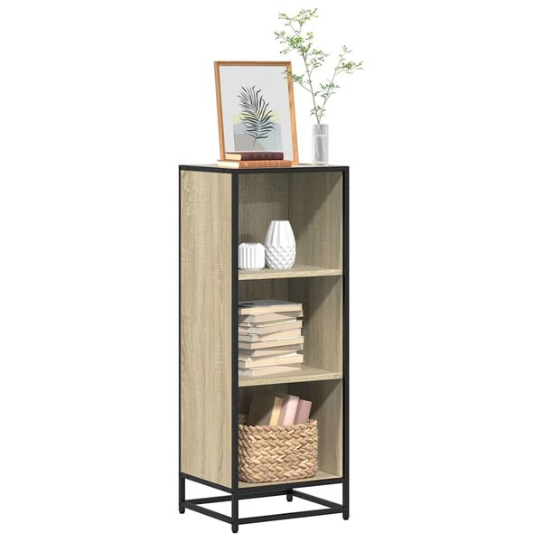 vidaXL &Nu;&tau;&omicron;&upsilon;&lambda;ά&pi;&iota; &beta;&iota;&beta;&lambda;ί&omega;&nu; Sonoma Oak 40x35x107,5 cm &Kappa;&alpha;&tau;&alpha;&sigma;&kappa;&epsilon;&upsilon;&alpha;&sigma;&mu;έ&nu;&omicron; &xi;ύ&lambda;&omicron;