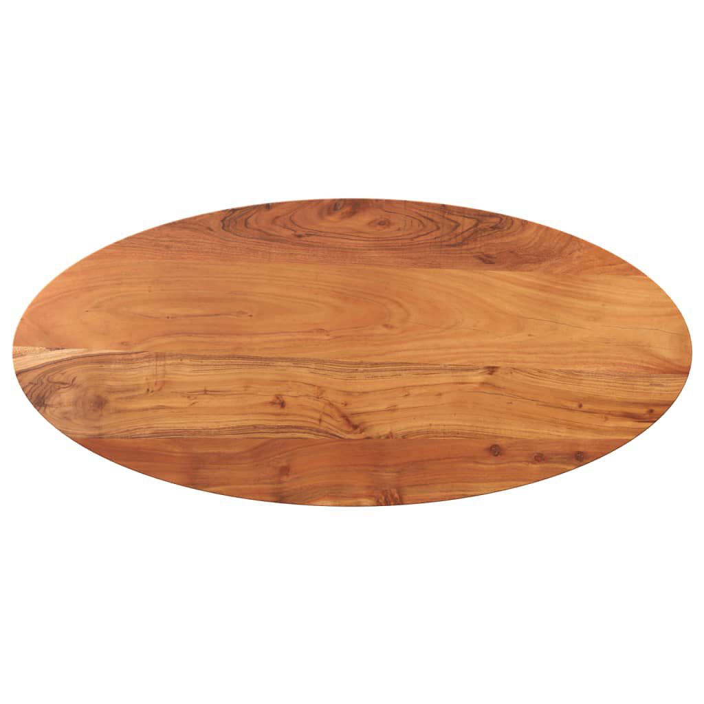 vidaXL Επιφάνεια Τραπεζιού Οβάλ 100x40x3,8 εκ. Μασίφ Ξύλο Ακακίας