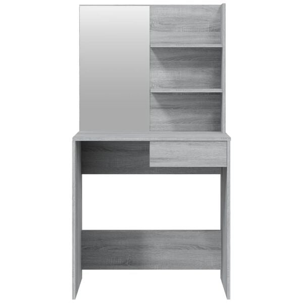 vidaXL Μπουντουάρ Σετ Γκρι Sonoma 74,5 x 40 x 141 εκ.