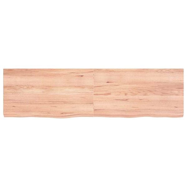 vidaXL Πάγκος Μπάνιου Αν. Καφέ 180x50x(2-6) εκ. Επεξεργ. Μασίφ Ξύλο