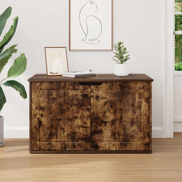 vidaXL &Sigma;&pi;ί&tau;&iota; &Gamma;ά&tau;&alpha;&sigmaf; &Kappa;&alpha;&pi;&nu;&iota;&sigma;&tau;ό &Delta;&rho;ύ&sigmaf; 85 x 55 x 50,5 &epsilon;&kappa; &Epsilon;&pi;&epsilon;&xi;&epsilon;&rho;&gamma;&alpha;&sigma;&mu;έ&nu;&omicron; &xi;ύ&lambda;&omicron;