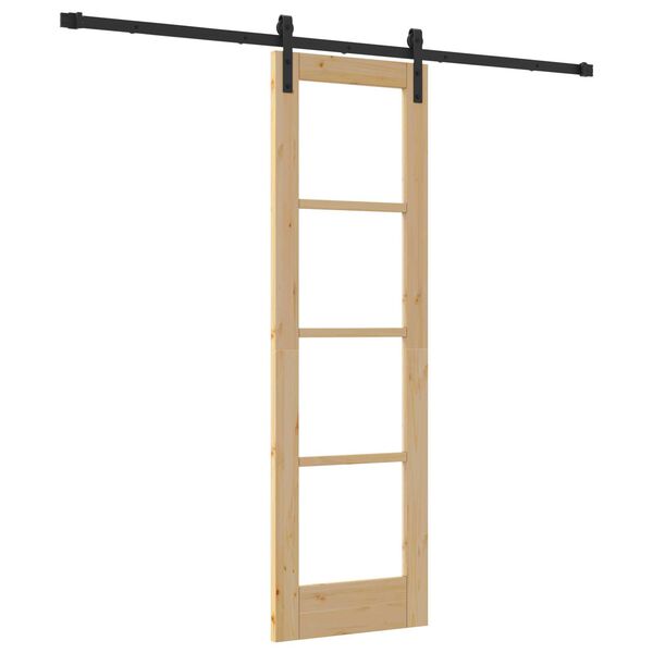 vidaXL Συρόμενη Πόρτα Άλλο ORKDAL Καφέ 61 x 198.5 εκ.
