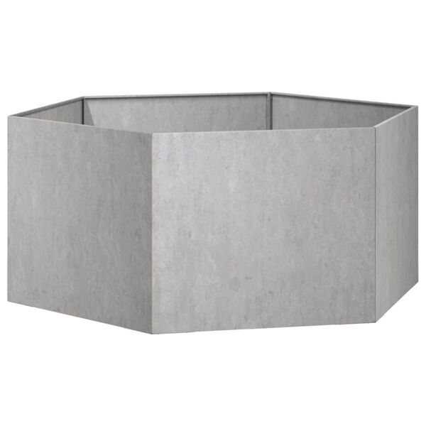 vidaXL Ζαρντινιέρα Σκουρ. 90 x 90 x 45 εκ. Ατσάλι Σκληρυθέν στον Αέρα