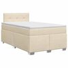 vidaXL &Kappa;&rho;&epsilon;&beta;ά&tau;&iota; box spring &mu;&epsilon; &sigma;&tau;&rho;ώ&mu;&alpha; &Kappa;&rho;&epsilon;&mu; 120 x 200 cm Ύ&phi;&alpha;&sigma;&mu;&alpha;