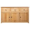 vidaXL Μπουφές 135 x 40 x 80 εκ. από Μασίφ Ξύλο Πεύκου Σειρά Panama