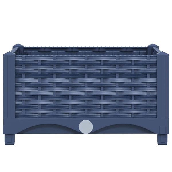 vidaXL Ζαρντινιέρα 40 x 40 x 23 εκ. από Πολυπροπυλένιο