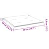 vidaXL Μαξιλάρια Καρέκλας Κήπου 4 τεμ. Taupe 40x40x4 εκ. Υφασμάτινα
