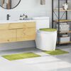 vidaXL Σετ Μάτ Μπάνιου Αντιολισθητικό 3 pcs Πράσινο 50 x 50 cm PP