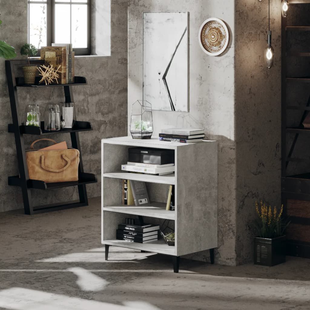 vidaXL Ντουλάπι Γκρι Σκυροδέματος 57x35x70 εκ. Επεξεργασμένο Ξύλο