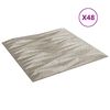 vidaXL &Pi;ά&nu;&epsilon;&lambda; &tau;&omicron;ί&chi;&omicron;&upsilon; 48 pcs &Pi;έ&tau;&rho;&alpha; &Mu;&pi;&epsilon;&tau;ό&nu; 50 x 50 cm &Phi;&epsilon;&lambda;&iota;&zeta;ό&lambda; XPS