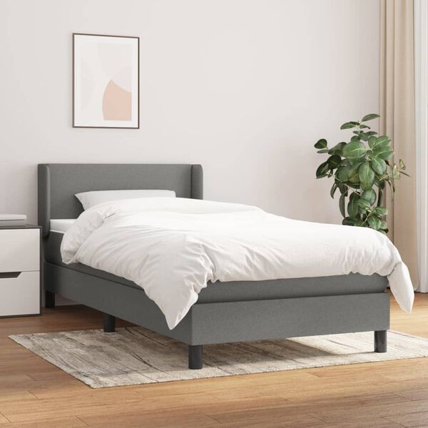 vidaXL &Kappa;&rho;&epsilon;&beta;ά&tau;&iota; Boxspring &mu;&epsilon; &Sigma;&tau;&rho;ώ&mu;&alpha; &Sigma;&kappa;&omicron;ύ&rho;&omicron; &Gamma;&kappa;&rho;&iota; 80x200 &epsilon;&kappa;. &Upsilon;&phi;&alpha;&sigma;&mu;ά&tau;&iota;&nu;&omicron;