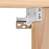 vidaXL Κομοδίνο με συρτάρι Καφέ 39 x 34 x 16.5 εκ. Μασίφ ξύλο πεύκου