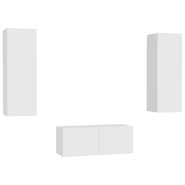 vidaXL Έ&pi;&iota;&pi;&lambda;&omicron; &Tau;&eta;&lambda;&epsilon;ό&rho;&alpha;&sigma;&eta;&sigmaf; 3 &Tau;&epsilon;&mu;&alpha;&chi;ί&omega;&nu; &Lambda;&epsilon;&upsilon;&kappa;ό &alpha;&pi;ό &Epsilon;&pi;&epsilon;&xi;. &Xi;ύ&lambda;&omicron;