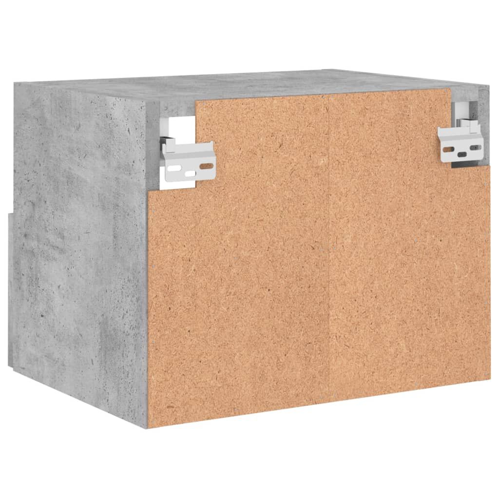 vidaXL Έπιπλο Τοίχου Τηλεόρασης Γκρι Σκυρ. 40x30x30 εκ. Επεξ. Ξύλο