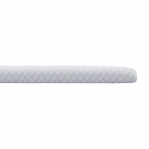 vidaXL Στρώματα Λευκό 70 x 200 cm 100% ύφασμα πολυεστέρα με τζακάρ