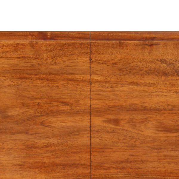 vidaXL Τραπεζαρία 180 x 90 x 76 εκ. Μασίφ Ξύλο με Μελί Φινίρισμα