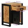 vidaXL Κομοδίνο 40x30x50 cm Στερεό ακατέργαστο ξύλο Μάνγκο