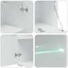 vidaXL Μονάδες τηλεόρασης 5 τεμαχίων με φωτισμό LED Πράσινο Ελιάς
