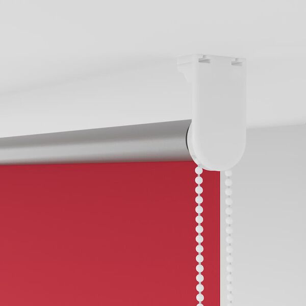 vidaXL Ρολέρ Μπλακάουτ Κόκκινη 160x175 εκ. Πλάτος υφάσματος 156,6εκ.