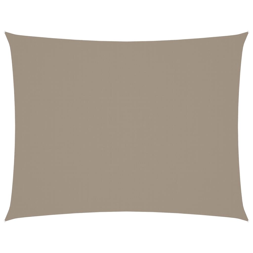 vidaXL Πανί Σκίασης Ορθογώνιο Taupe 6 x 7 μ. από Ύφασμα Oxford