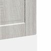 vidaXL Πίνακας πλυντηρίου πιάτων Porto Γκρι Sonoma 60x1,5x67 εκ.