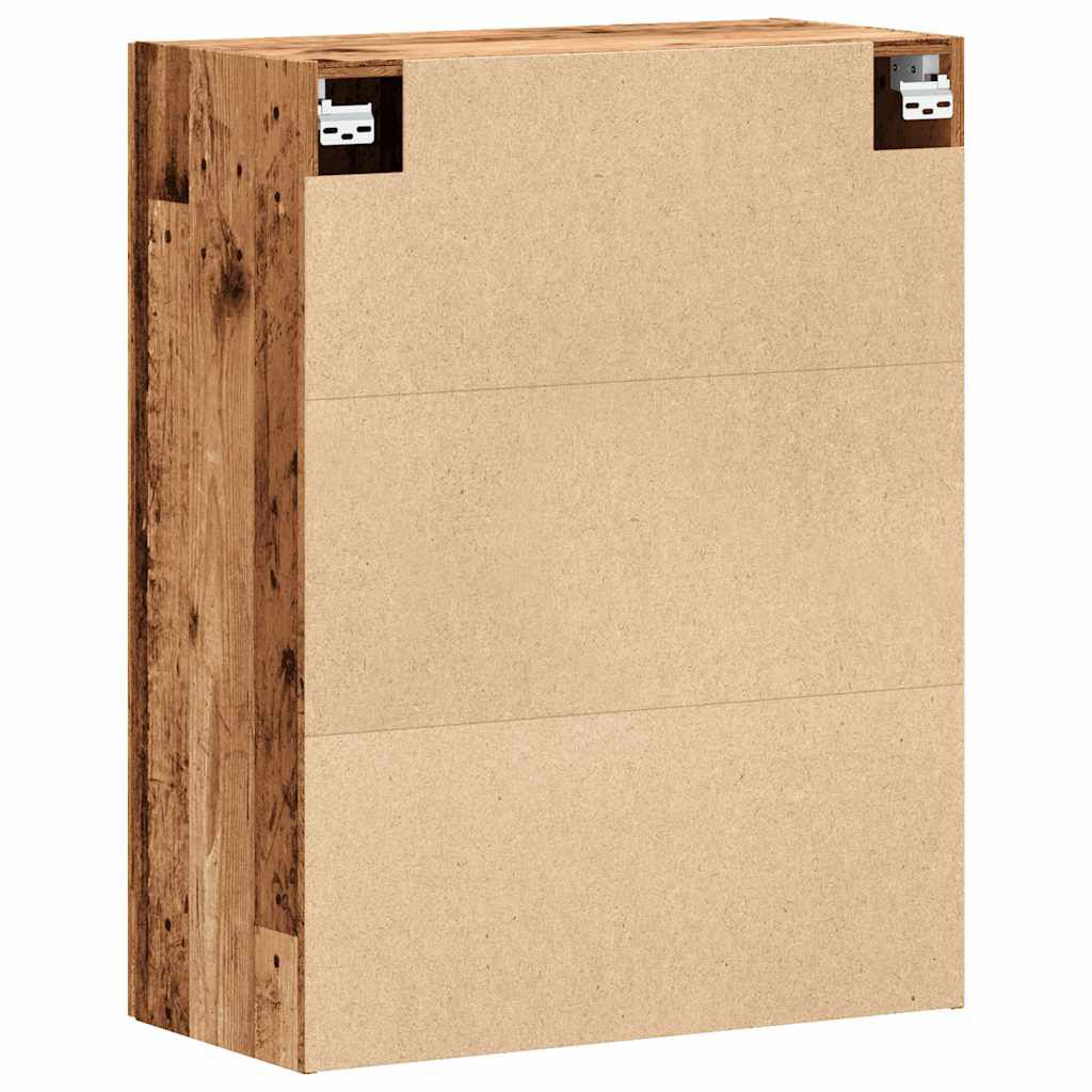 vidaXL Επίτοιχο ντουλάπι Παλιό ξύλο 69,5x34x90 cm