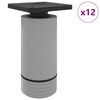 vidaXL &Pi;ό&delta;&iota;&alpha; &Epsilon;&pi;ί&pi;&lambda;&omega;&nu; &Rho;&upsilon;&theta;&mu;&iota;&zeta;ό&mu;&epsilon;&nu;&omicron; 12 &tau;&epsilon;&mu;. &Lambda;&epsilon;&upsilon;&kappa;ό 64 x 64 x 100 mm PP