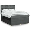 vidaXL &Kappa;&rho;&epsilon;&beta;ά&tau;&iota; Boxspring &mu;&epsilon; &Sigma;&tau;&rho;ώ&mu;&alpha; &Sigma;&kappa;&omicron;ύ&rho;&omicron; &Gamma;&kappa;&rho;&iota; 140x200 &epsilon;&kappa; &Upsilon;&phi;&alpha;&sigma;&mu;ά&tau;&iota;&nu;&omicron;