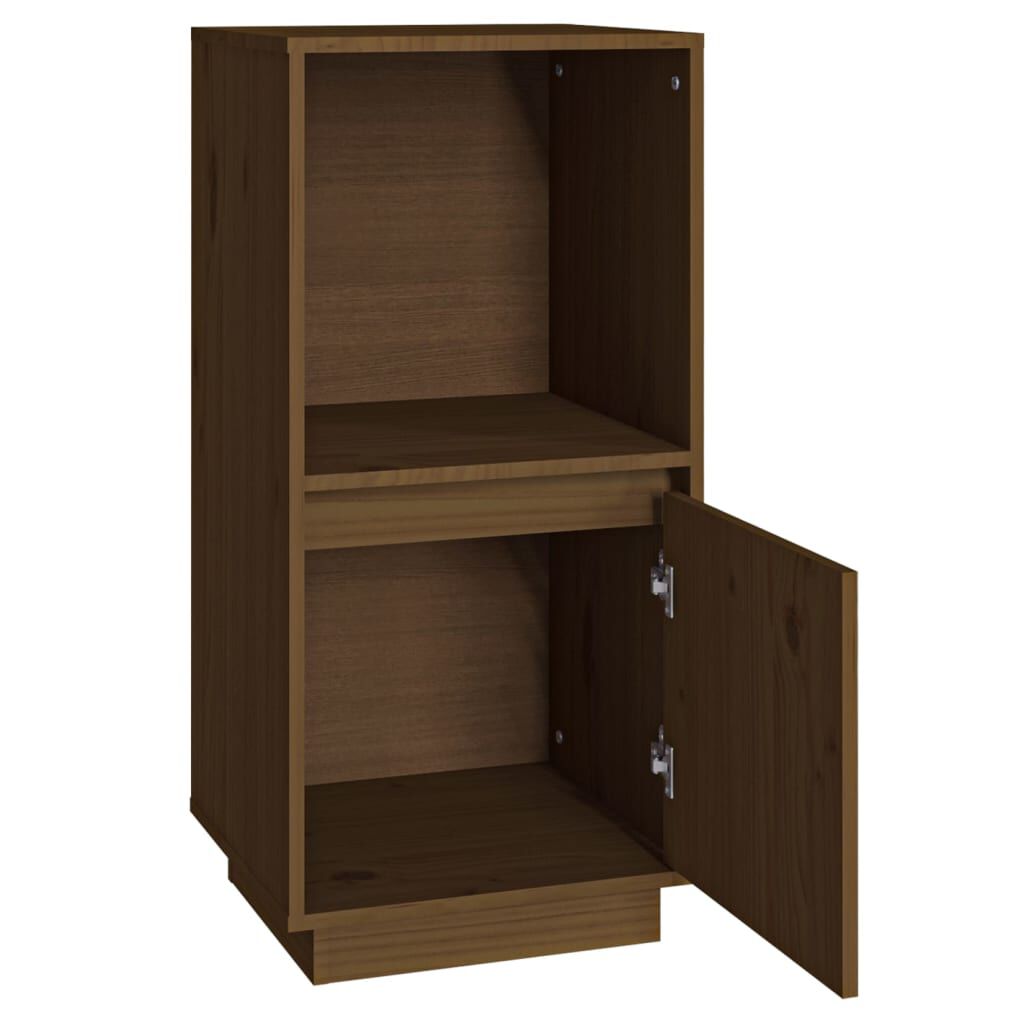 vidaXL Ντουλάπι Καφέ Μέλι 38 x 35 x 80 εκ. από Μασίφ Ξύλο Πεύκου