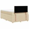 vidaXL &Kappa;&rho;&epsilon;&beta;ά&tau;&iota; Boxspring &mu;&epsilon; &Sigma;&tau;&rho;ώ&mu;&alpha; &Kappa;&rho;&epsilon;&mu; 120x200 &epsilon;&kappa;. &Upsilon;&phi;&alpha;&sigma;&mu;ά&tau;&iota;&nu;&omicron;