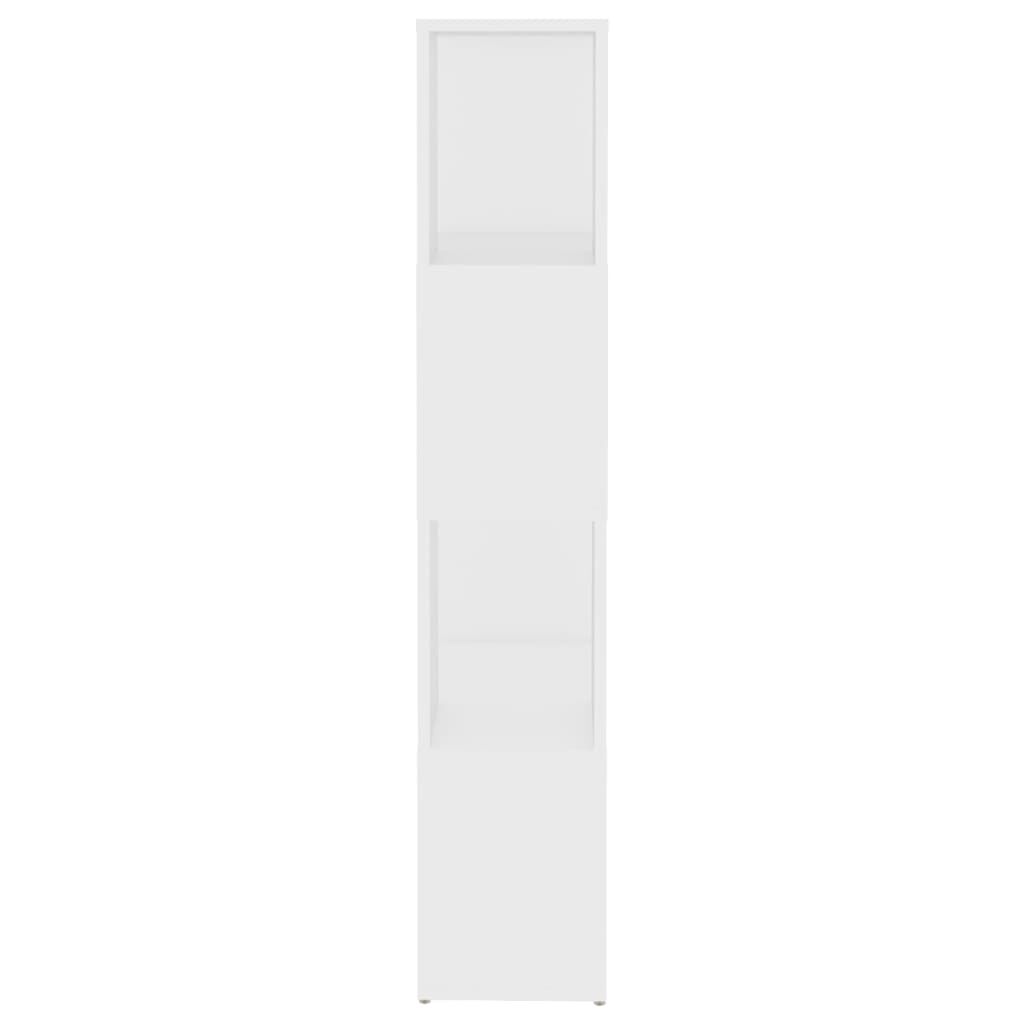 vidaXL Βιβλιοθήκη/Διαχωριστικό Χώρου Λευκό 60x24x124,5 εκ. Μοριοσανίδα