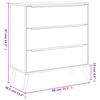 Finori Συρταριέρα Lusk 03A Sonoma Δρυς 80 x 38,5 x 87 εκ.
