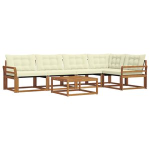 vidaXL &Sigma;&epsilon;&iota;&rho;ά &Kappa;&alpha;&nu;&alpha;&pi;έ &Epsilon;&xi;&omega;&tau;&epsilon;&rho;&iota;&kappa;&omicron;ύ &mu;&epsilon; &mu;&alpha;&xi;&iota;&lambda;ά&rho;&iota; 6 pcs &Phi;&upsilon;&sigma;&iota;&kappa;ό &kappa;&alpha;&iota; &Kappa;&rho;έ&mu;&alpha;