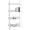vidaXL Ραφιέρα 4 Επιπέδων Λευκή 60x27,6x124,5 εκ. Επεξεργασμένο Ξύλο