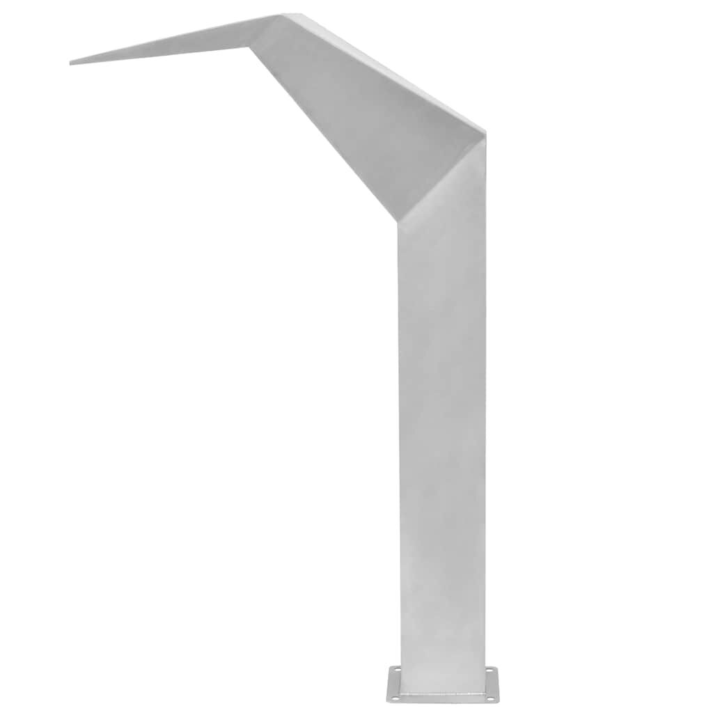 vidaXL Σιντριβάνι Πισίνας Ασημί 50 x 30 x 90 εκ. από Ανοξείδωτο Ατσάλι