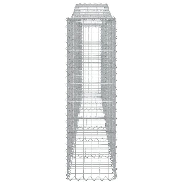 vidaXL Συρματοκιβώτια Τοξωτά 9 τεμ. 400x30x100/120 εκ. Γαλβαν. Ατσάλι